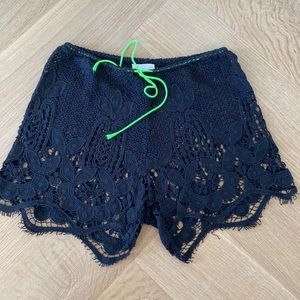Miguelina Crochet Shorts XS